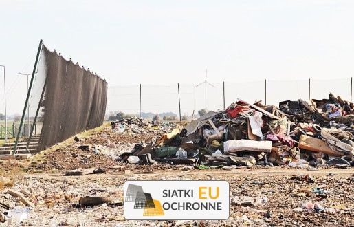   SiatkiOchronne.eu - Siatka ochronna o małym splotie dla bezpiecznego zabezpieczania wysypisk 