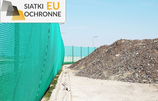 Wytrzymała siatka na zabezpieczanie terenu wysypisk SiatkiOchronne.eu - Wytrzymała siatka na zabezpieczanie terenu wysypisk