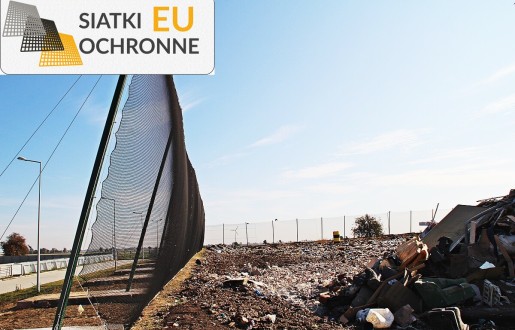 Siatka o wymiarach 4,5x4,5, wykonana z 4mm linki polipropylenowej, idealna do segregacji odpadów SiatkiOchronne.eu - Siatka o wymiarach 4,5x4,5, wykonana z 4mm linki polipropylenowej, idealna do segregacji odpadów