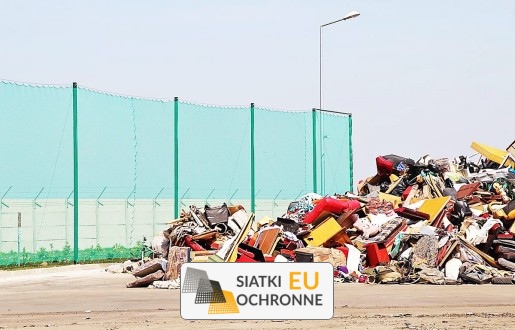 Siatka ochronna o podwyższonej wytrzymałości do zabezpieczania odpadów SiatkiOchronne.eu - Siatka ochronna o podwyższonej wytrzymałości do zabezpieczania odpadów