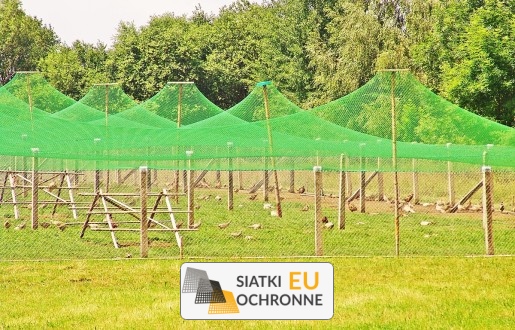 Zadaszenie wybiegu i ochronna siatka dla ptactwa domowego SiatkiOchronne.eu - Zadaszenie wybiegu i ochronna siatka dla ptactwa domowego