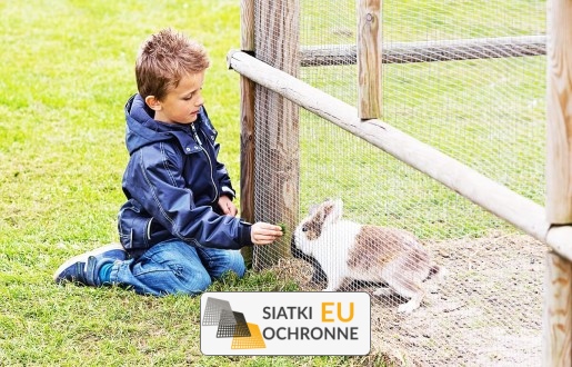 Siatka do hodowli królików wolnego wybiegu SiatkiOchronne.eu - Siatka do hodowli królików wolnego wybiegu