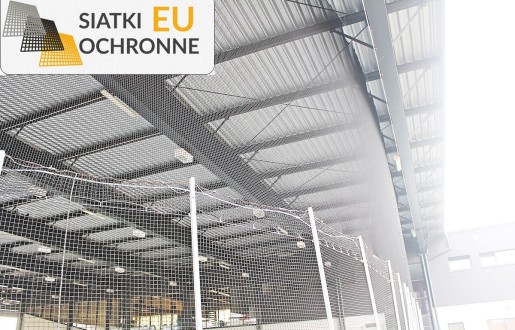 Ochronna, grubości 5mm siatka sznurkowa 4,5x4,5m z materiału PP SiatkiOchronne.eu - Ochronna, grubości 5mm siatka sznurkowa 4,5x4,5m z materiału PP