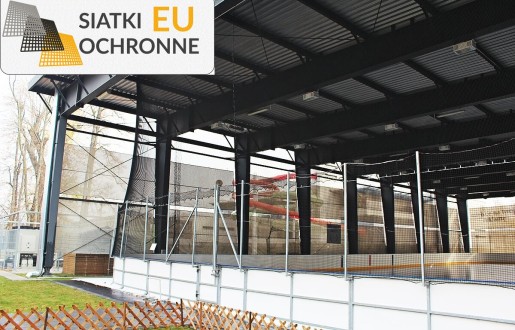 Siatka hokejowa o zwiększonej wytrzymałości z drobną siatką SiatkiOchronne.eu - Siatka hokejowa o zwiększonej wytrzymałości z drobną siatką