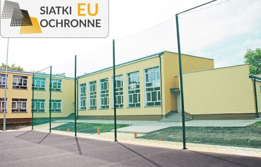   SiatkiOchronne.eu - Siatka do odbijania piłek na boisku z materiału sznurkowego 