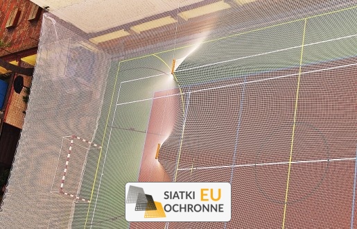  SiatkiOchronne.eu - Siatka sznurkowa do zabezpieczania boiska szkolnego 