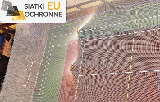 Siatki sznurkowe chroniące boiska przed piłkami SiatkiOchronne.eu - Siatki sznurkowe chroniące boiska przed piłkami