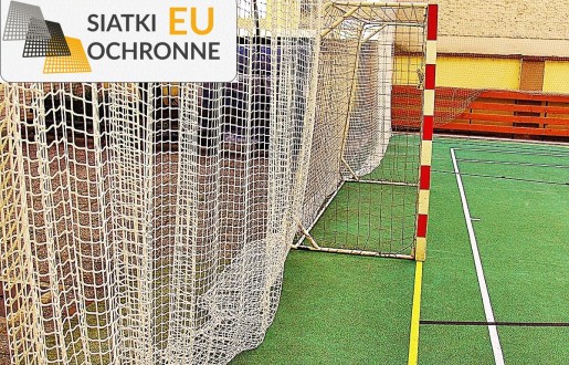 Siatka do piłki z wytrzymałego sznurka na boisko szkolne SiatkiOchronne.eu - Siatka do piłki z wytrzymałego sznurka na boisko szkolne