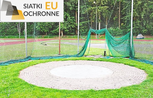 Mocna i ekonomiczna siatka do zabezpieczania rzutów dyskiem i młotem SiatkiOchronne.eu - Mocna i ekonomiczna siatka do zabezpieczania rzutów dyskiem i młotem
