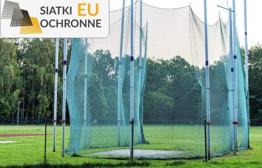 Bezpieczna siatka do ochrony przed dyskami i młotami w lekkoatletyce SiatkiOchronne.eu - Bezpieczna siatka do ochrony przed dyskami i młotami w lekkoatletyce