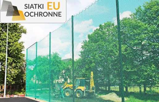 Odporna na zniszczenia siatka 10x10-3mm z materiału PP, idealna do zatrzymywania piłek SiatkiOchronne.eu - Odporna na zniszczenia siatka 10x10-3mm z materiału PP, idealna do zatrzymywania piłek