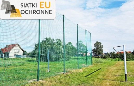 Siatkowy zestaw 4m z słupami, siatką o oczkach 10x10cm i sznurkiem o grubości 5mm SiatkiOchronne.eu - Siatkowy zestaw 4m z słupami, siatką o oczkach 10x10cm i sznurkiem o grubości 5mm