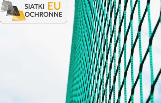 Piłkochwyty 4m wys. z słupami i siatką 8x8cm o grubości 5mm Wysokość piłkochwytów 4m SiatkiOchronne.eu - Piłkochwyty 4m wys. z słupami i siatką 8x8cm o grubości 5mm Wysokość piłkochwytów 4m