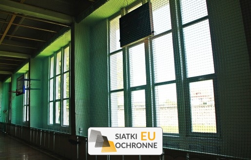 Siatki zabezpieczające szyby w hali sportowej SiatkiOchronne.eu - Siatki zabezpieczające szyby w hali sportowej
