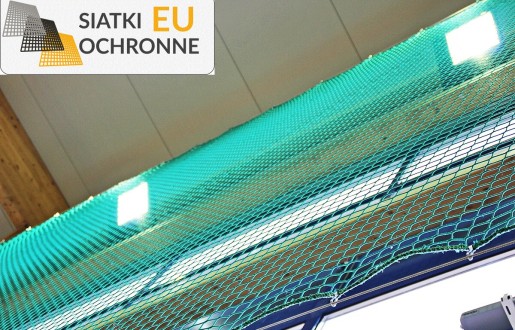Siatka sznurkowa do zabezpieczenia sportowego sufitu SiatkiOchronne.eu - Siatka sznurkowa do zabezpieczenia sportowego sufitu
