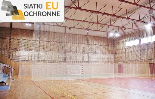 Siatka sznurkowa do zabezpieczenia sportowego sufitu SiatkiOchronne.eu - Siatka sznurkowa do zabezpieczenia sportowego sufitu