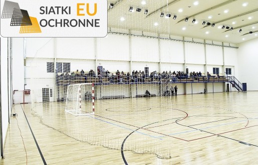 Siatka zabezpieczająca eksploatację sufitu w halach sportowych SiatkiOchronne.eu - Siatka zabezpieczająca eksploatację sufitu w halach sportowych