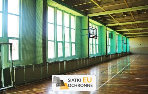   SiatkiOchronne.eu - Sznurkowa siatka sufitowa do hali sportowej 